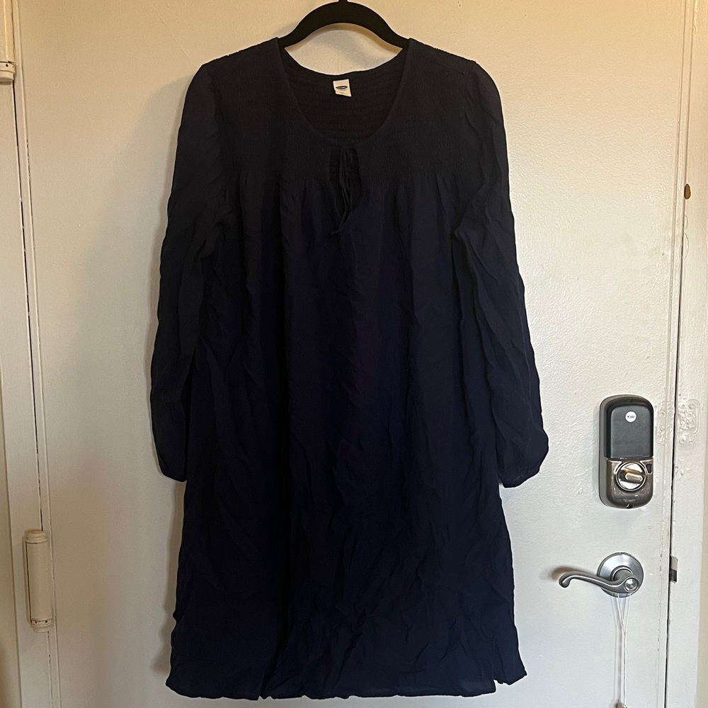 Old Navy Textured Navy Dress